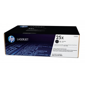 Cartucho de tóner original LaserJet HP 25X de alta capacidad negro CF325X