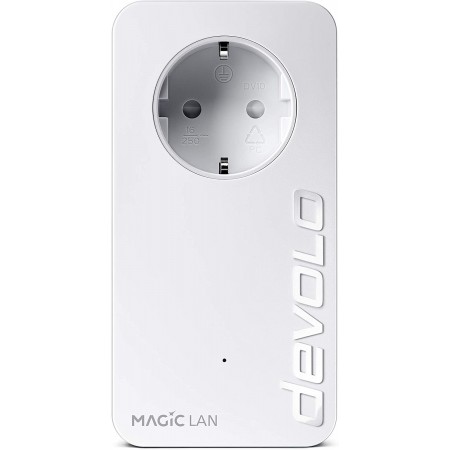 Devolo Magic 1 LAN - Adattatore Powerline Da 1200 Mbit/s Per Rete Ethernet, 2 Pezzi, Colore Bianco