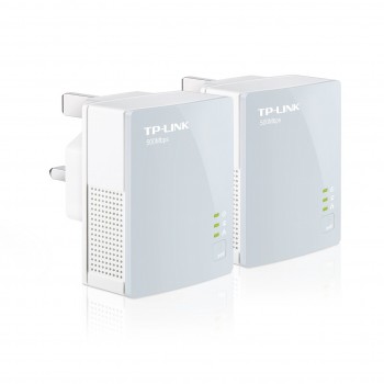 TP-LINK TL-PA411KIT AV500 Nano Powerline Adapter Starter Kit - puente - conectable en la pared 2 (la TL-PA411 KIT