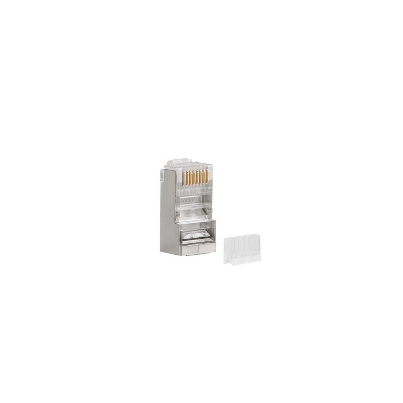 CONECTOR DE RED RJ45 LANBERG PLS-6000 - PARA CABLEADO FTP CAT6 - BOLSA DE 100 UNIDADES