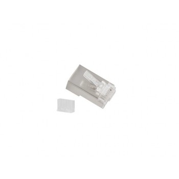 CONECTOR DE RED RJ45 LANBERG PLS-6000 - PARA CABLEADO FTP CAT6 - BOLSA DE 100 UNIDADES