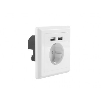 Lanberg AC-WS01-USB2-F, Socket 1366, Imperial, 1 cabezal(es)