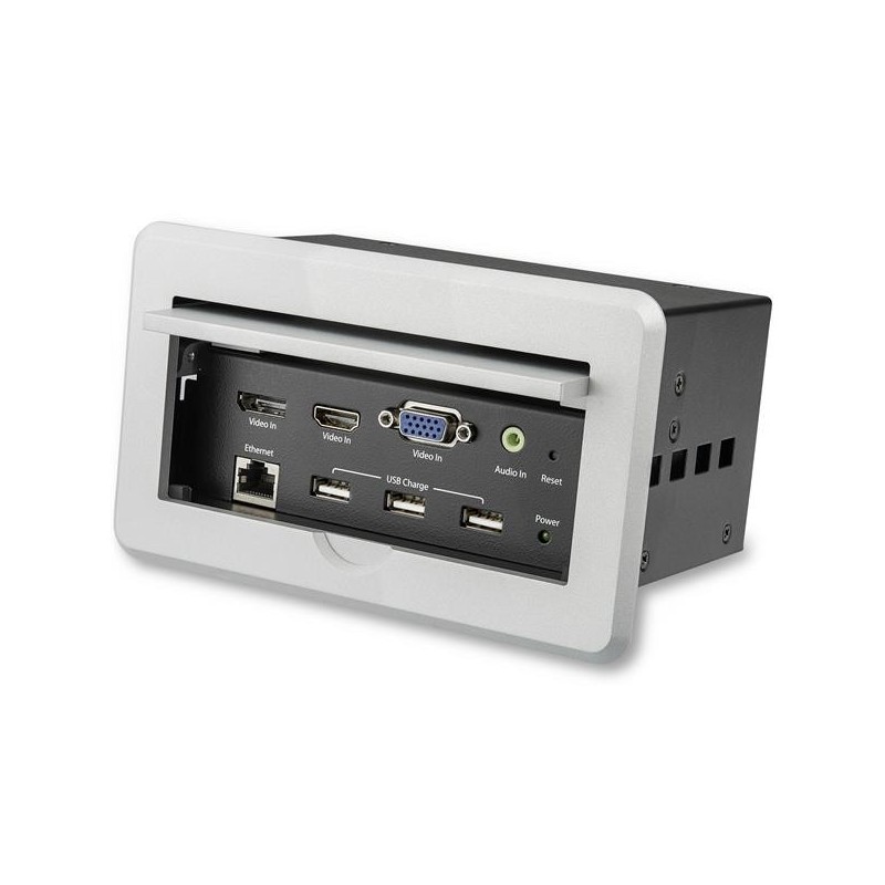 StarTech.com Caja de Conectividad de Audio y Vídeo para Mesas de Conferencia - 4K, 3840 x 2160 Pixel BOX4HDECP2