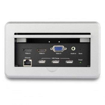 StarTech.com Caja de Conectividad de Audio y Vídeo para Mesas de Conferencia - 4K, 3840 x 2160 Pixel BOX4HDECP2