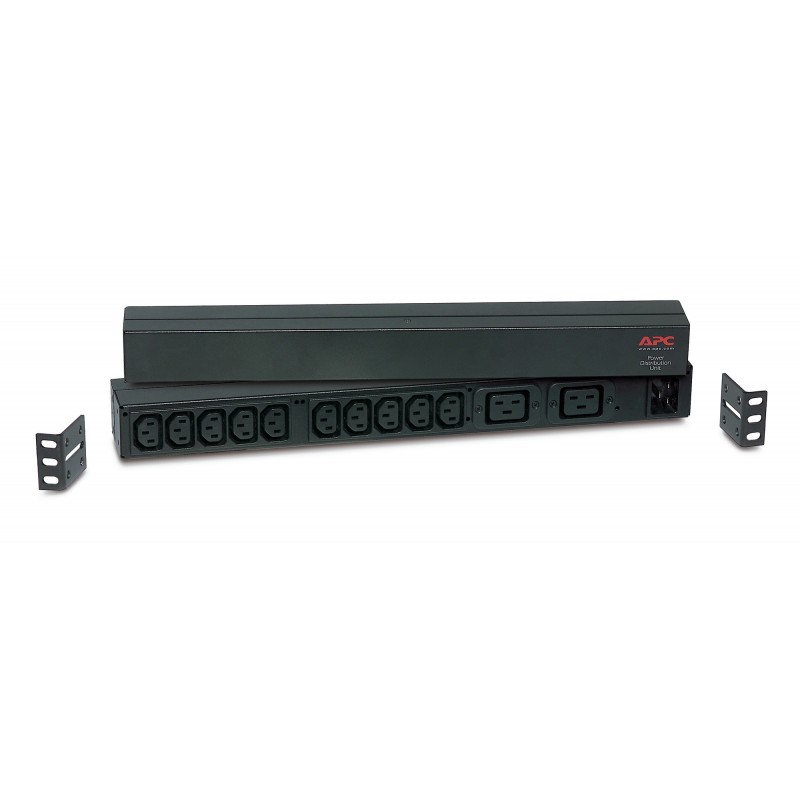 APC RACK PDU BASIC 1 U 16A 230V, Básico, 0U 1U, Horizontal Vertical, Negro, 12 salidas AC, C13 acopl AP9559