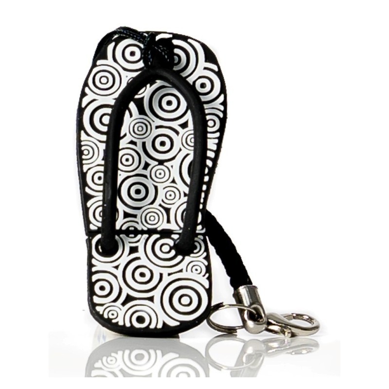 PENDRIVE TECH ONE TECH CHANCLA TRIBAL BLACK 16GB USB 2.0 TEC5141-16
