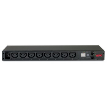 APC AP7821B, Regulado, 0U 1U, Horizontal Vertical, Negro, 8 salidas AC, C13 acoplador