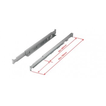 Salicru 698OP000013, Rack rail kit, Aluminio, 60 kg, 2 pieza(s), SLC Advance RT2   SLC Twin RT2, 480