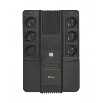 Trust Maxxon - UPS - 800 VA 6 salidas AC 23326