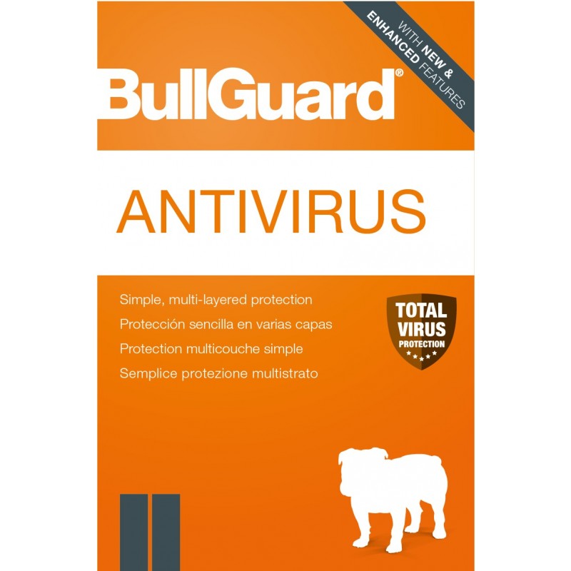 BullGuard Antivirus - Licencia de suscripción (1 año) - 1 PC - ESD - Win BAV1Y1PC