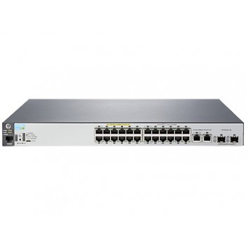 HP 2530-24-PoE+ Switch - Conmutador - Gestionado - 24 x 10 100 + 2 x Gigabit SFP + 2 x 10 100 1000 - J9779AABB