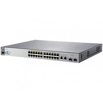 HP 2530-24-PoE+ Switch - Conmutador - Gestionado - 24 x 10 100 + 2 x Gigabit SFP + 2 x 10 100 1000 - J9779AABB