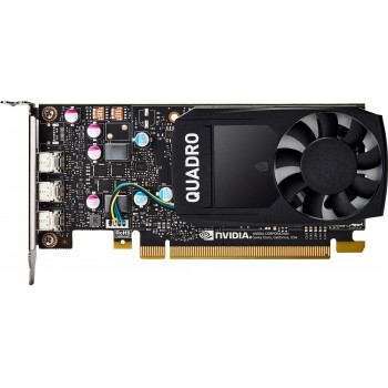 HP Tarjeta gráfica NVIDIA Quadro P400 de 2 GB, 2 GB, GDDR5, 64 bit, 5120 x 2880 Pixeles, PCI Express 1ME43AA
