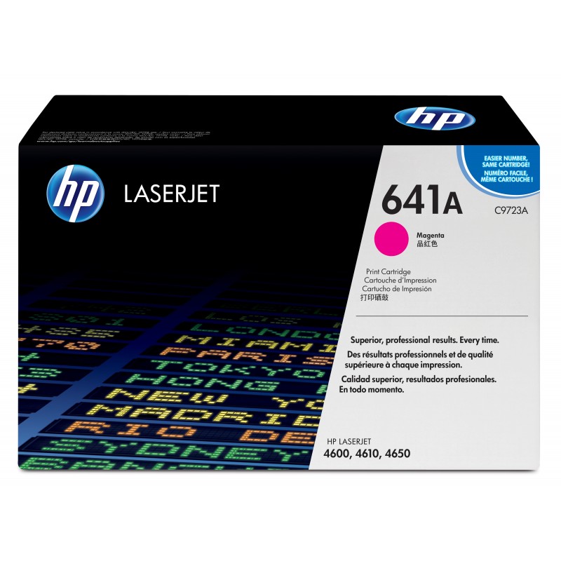 Cartucho de tóner original LaserJet HP 641A magenta C9723A