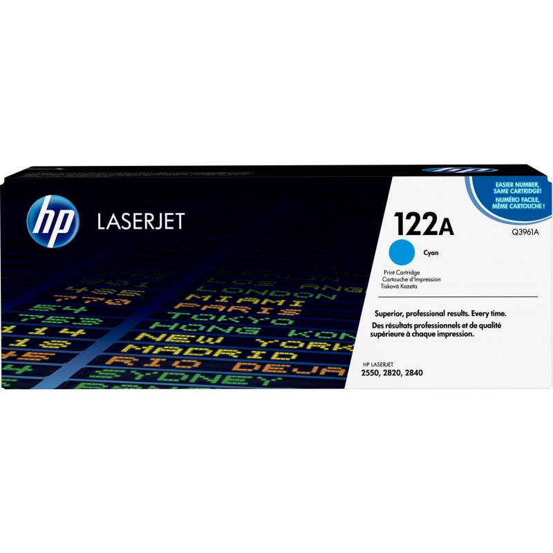 HP - Cartucho de tóner - 1 x cián - 4000 páginas Q3961A