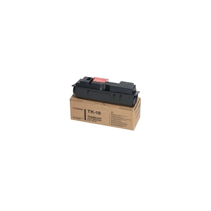 Kyocera TK 18 - Kit de tóner - 1 x negro - 7200 páginas 1T02FM0EU0