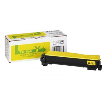 Kyocera TK 560Y - Amarillo - original - cartucho de tóner - para ECOSYS P6030cdn, P6030cdn KL3, FS-C 1T02HNAEU0