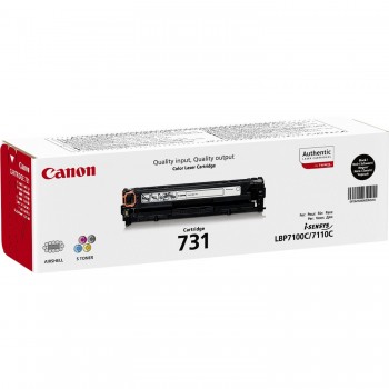 Canon 731 BK - Cartucho de tóner - 1 x negro - 1400 páginas - para i-SENSYS LBP7100Cn, LBP7110Cw, MF 6272B002