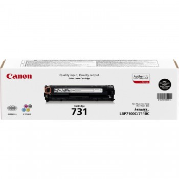 Canon 731 BK - Cartucho de tóner - 1 x negro - 1400 páginas - para i-SENSYS LBP7100Cn, LBP7110Cw, MF 6272B002