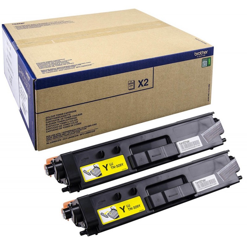 TONER AMARILLO TWIN EC 8350 TN329YTWIN