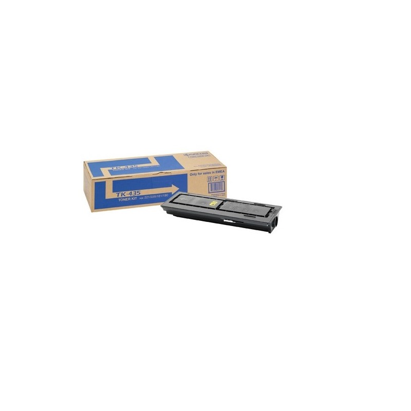 Kyocera TK 435 - Negro - original - cartucho de tóner - para TASKalfa 180, 181, 181 S, 220, 221, 221 1T02KH0NL0