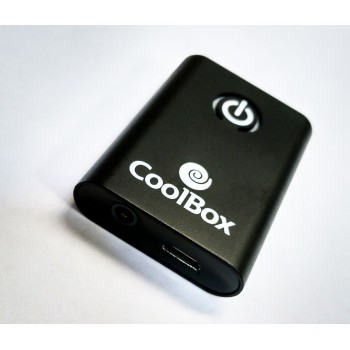 CoolBox COO-BTALINK, 3,5 mm, 15 m, Negro, 160 mAh, 5 V, 8 h