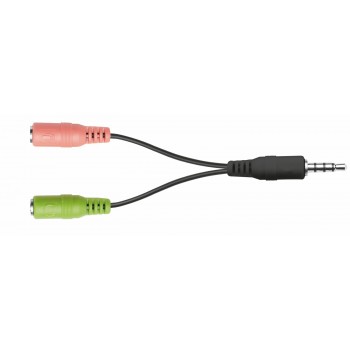 Micrófono Trust Primo - Cableado - 1,80 mPuede colocarse sobre un letrero informativo - Min 21674
