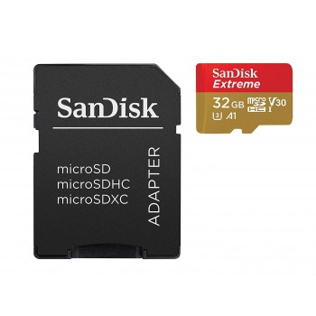 Sandisk Extreme - 32 GB MicroSDXC Clase 10 UHS-I SDSQXAF-032G-GN6GN
