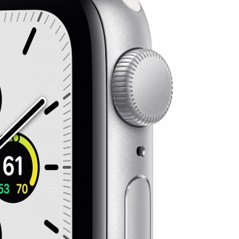 Apple Watch SE 40MM Aluminio Plata con correa color Blanco  MYDM2TY A