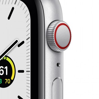 Apple Watch SE 44MM Aluminio Plata con correa color Blanco - 4G MYEV2TY A