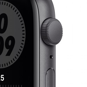 Apple Watch SE Nike 44MM Aluminio Gris con correa color Antracita, Negro  MYYK2TY A