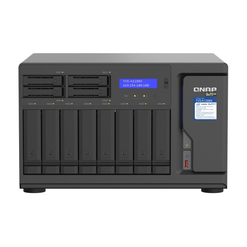 QNAP TVS-h1288X  TVS-H1288X-W1250-16G