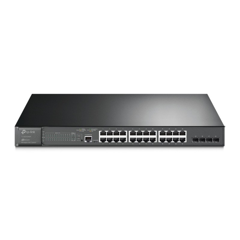 TP-LINK TL-SG3428MP switch Gestionado Gigabit Ethernet (10 100 1000) Negro - PoE