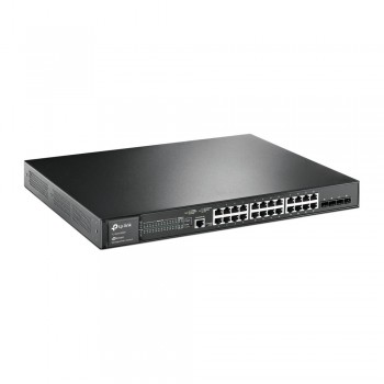TP-LINK TL-SG3428MP switch Gestionado Gigabit Ethernet (10 100 1000) Negro - PoE