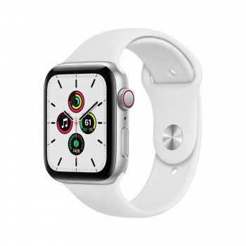 Apple Watch SE 44MM Aluminio Plata con correa color Blanco - 4G MYEV2TY A