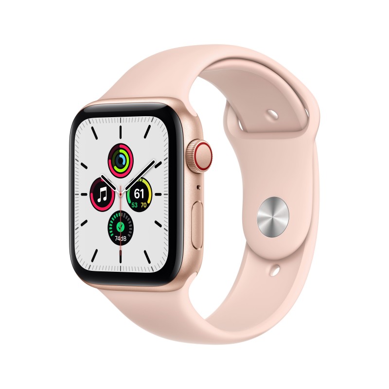 Apple Watch SE 44MM Aluminio Oro con correa color Rosa - 4G MYEX2TY A
