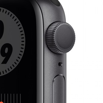 Apple Watch Series 6 Nike 40MM Aluminio Gris con correa color Antracita, Negro  M00X3TY A