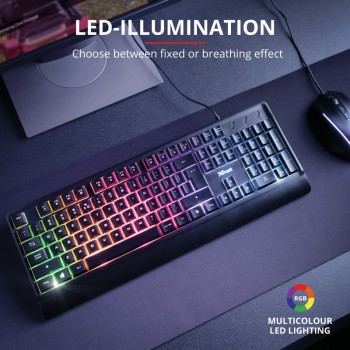 Trust Ziva Gaming Rainbow LED Español 24098