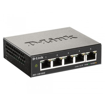 D-Link DGS-1100-05V2 switch Gigabit Ethernet (10 100 1000) Negro