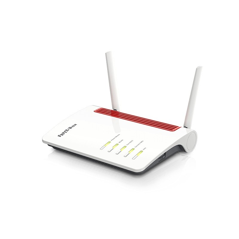 AVM FRITZ!Box 6850 LTE - 2,4 GHz   5 GHz - 3G   4G - Rojo - Blanco 20002926