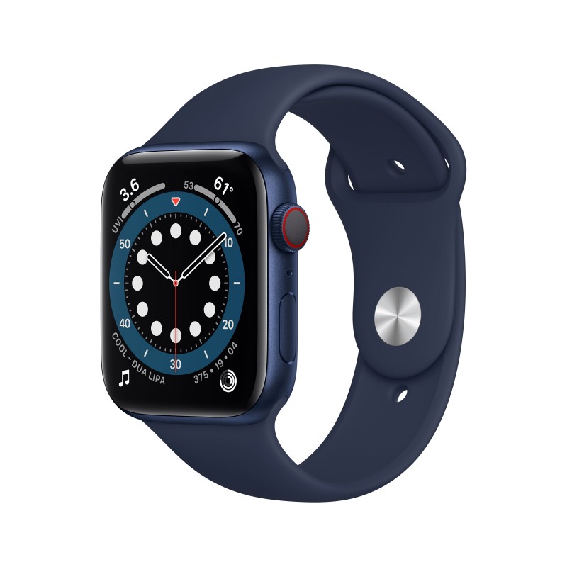 Apple Watch Series 6 44MM Aluminio Azul con correa color Marina - 4G M09A3TY A