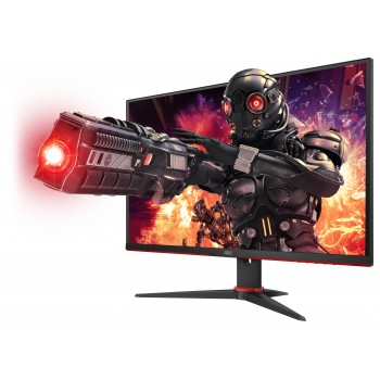 AOC Gaming 24G2AE BK - 23.8" Full HD - LED - Negro, Rojo