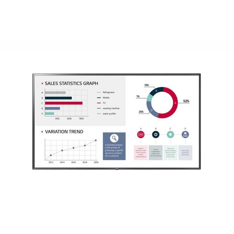 LG 86UL3G-B - 86" - IPS UHD+ - Titanio