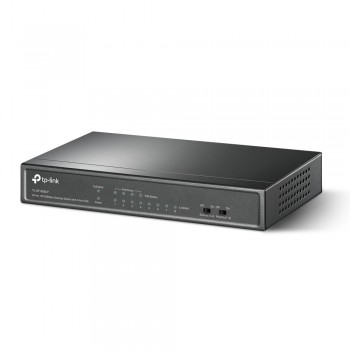 TP-LINK TL-SF1008LP switch No administrado Fast Ethernet (10 100) Negro - PoE