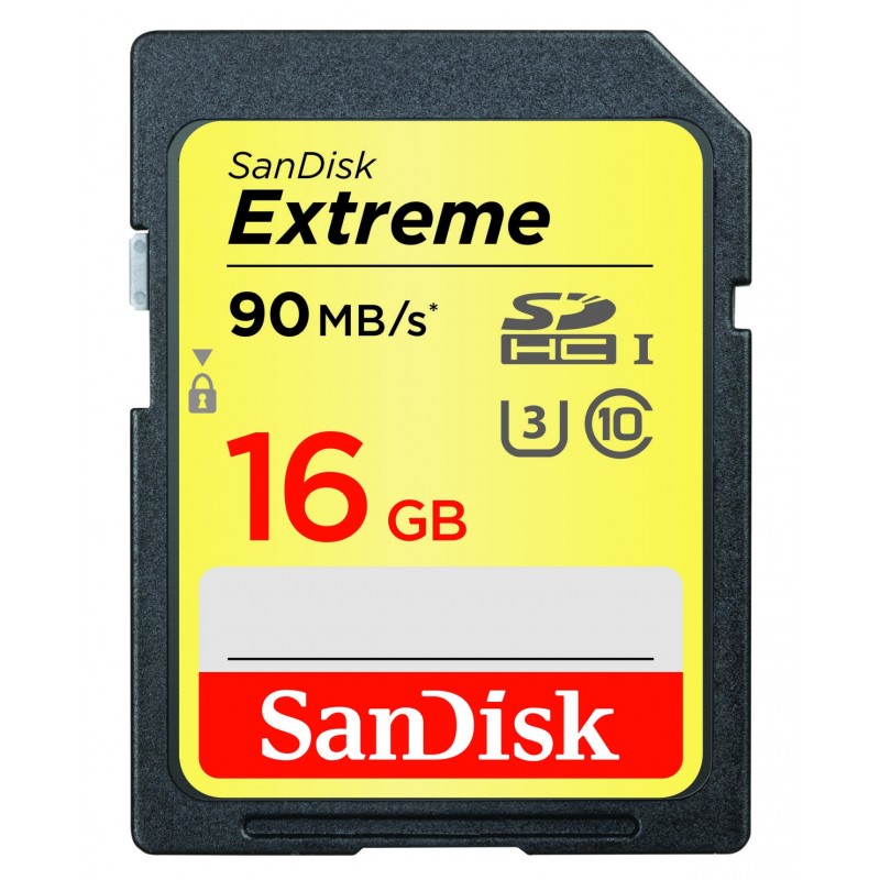 SanDisk 16GB Extreme SDHC U3 Class 10 2-pack memoria flash Clase 10 UHS-I SDSDXNE-016G-GNCI2