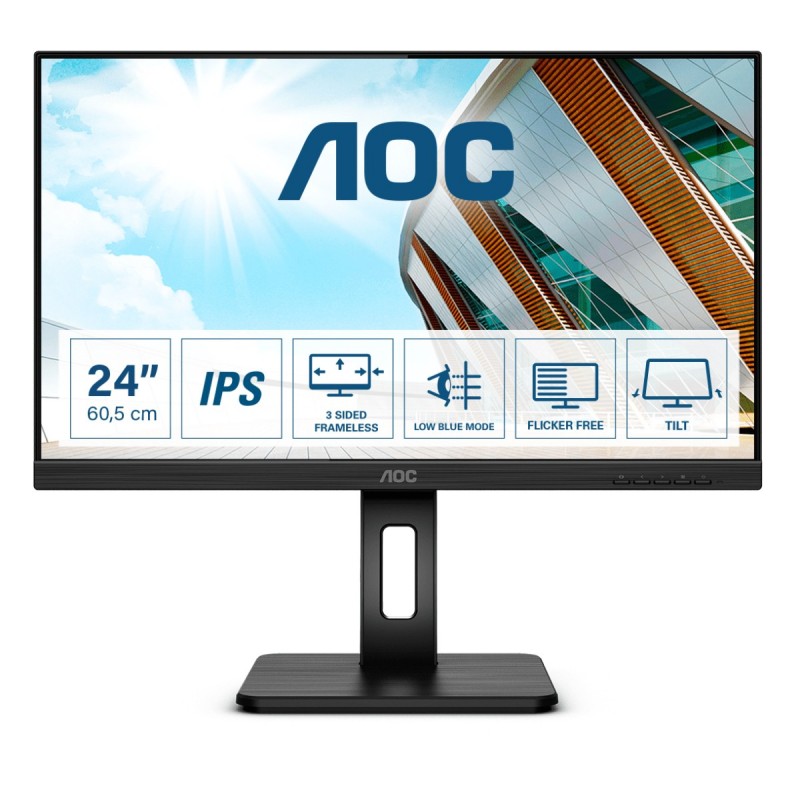 AOC Pro-line 24P2Q - 23.8" Full HD - LED - Negro