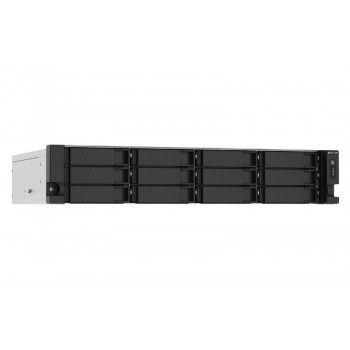 QNAP TS-1273AU-RP-8G servidor de almacenamiento NAS Bastidor (2U) Ethernet Negro, Gris V1500B