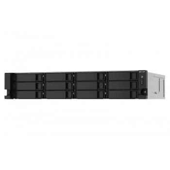 QNAP TS-1273AU-RP-8G servidor de almacenamiento NAS Bastidor (2U) Ethernet Negro, Gris V1500B