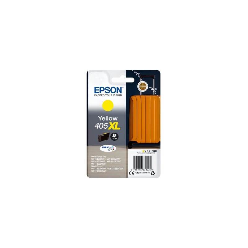 Epson 405XL DURABrite Ultra Ink Original Amarillo Para WorkForce Pro WF-3820DWF
WorkForce Pro WF-38 C13T05H44010