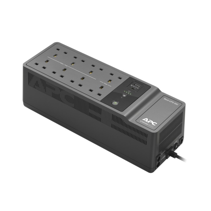 APC BE850G2-UK - UPS - En espera (Fuera de línea) o Standby (Offline) 850 VA 520 W